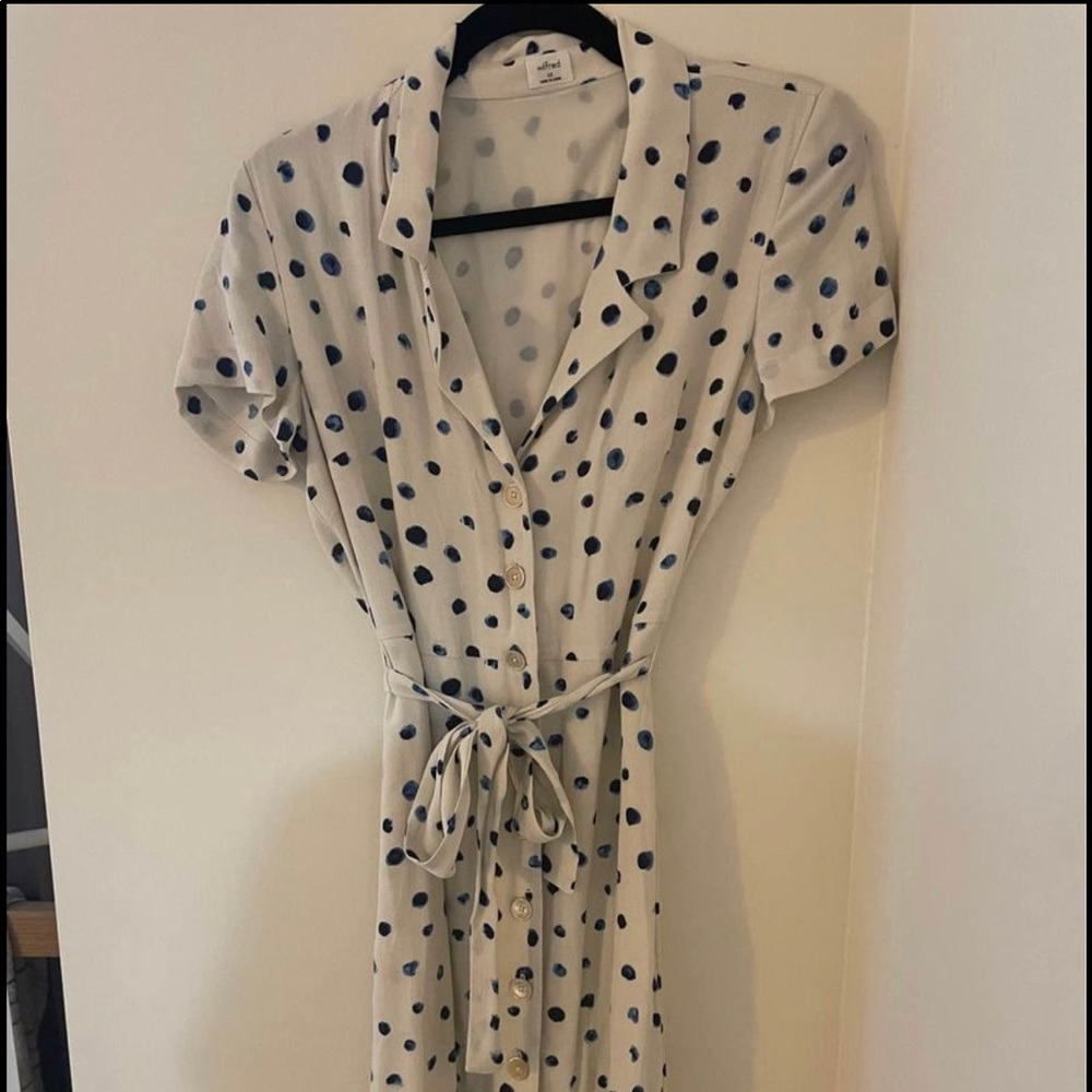 Wilfred shirt dress (maxi length) Aritzia